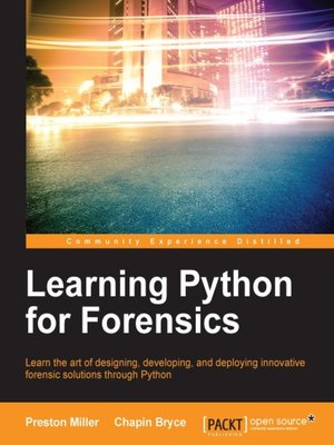 cover image of Learning Python for Forensics